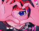 目を惹く！かっこかわいい絵を制作します 20日までバストアップが1500円まで値下げです！ イメージ5