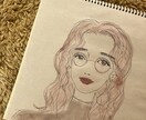 アイシャドウを使ったお洒落なイラスト描きます アイシャドウやリップを使った雰囲気のあるイラストを描きます♪ イメージ3