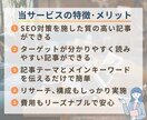 SEO対策に強く読みやすいブログ記事を作成します 3,000文字／高品質でリーズナブル／キーワード調査無料 イメージ3