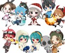 可愛いSDイラスト作成します グッズ制作用や配信用のサムネにちょい足し出来るイラストです！ イメージ2