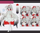 イラスト全般制作いたします 動画用イラスト、立ち絵、キャラデザ、グッズ用などなど！ イメージ4