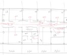 手書き図面・ラフプランをCAD図面化します 現役建築士が様々な図面をJWCADを使用して図面化します。 イメージ2