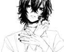 基本的にモノクロイラストを描きます 私の絵を欲しいと言ってくれる方が現れますように。 イメージ4