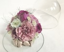 プロポーズの花束ダズンローズ保存　ブーケを残します ガラス製ハイD 特別な日の花を立体的に保存　ドライ加工 イメージ10