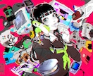 商用化OK！理想に沿った個性的なイラスト制作します アイコン・サムネイル・一枚絵・グッズなど様々な制作承ります！ イメージ1
