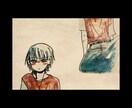 ノスタルジックなマーカー水彩イラスト描きます 一発描きの線の味わいがあります イメージ2
