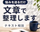 ぐるぐる考えてしまう悩みを言葉にします 何に困っているのか、次にどう考えればいいのかを整理します イメージ1
