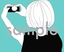 印象に残る線画イラストを制作します シンプルなのにクール｜写真から“あなただけの一枚”を描きます イメージ6