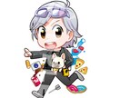 かわいい＆かっこいいオリジナルイラスト作成します 商用利用ok！観賞用、動画用、キャス画、表紙、SNS用などに イメージ4