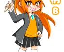 TRPG立ち絵依頼を受付ています パキッとした着色、カートゥーン画風等を受け付けております！ イメージ3