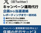 Xキャンペーン運用代行します 企画〜当選連絡そしてれポーティングまで一括対応！ イメージ1