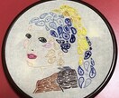 写真を刺繍にします 結婚式の受付に置いたり、贈り物にピッタリ！ イメージ2