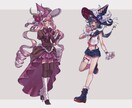 目を惹くキャラクターデザイン承ります Vtuberデビューやイメージキャラクター制作などに！ イメージ5