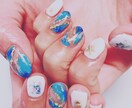 あなた色のお洒落でかわいいネイルチップ販売します ♡パーツのせ放題10本1500円٩(๑❛ᴗ❛๑)۶ イメージ7