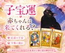 赤ちゃんは来てくれる？子宝運を占います 残り4名様価格♡妊活の不安や授かりの流れを読み解きます イメージ1