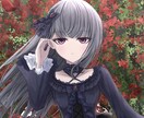 女の子のイラスト描きます ゴスロリやドレス、綺麗系のイラストを描いてます！ イメージ1