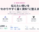 伝わる資料を丁寧に作成します 伝えたい内容を“わかりやすく届く資料”に整えます。 イメージ1