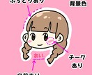 手書きの似顔絵風デフォルメアイコン作成します SNS・ブログなどのアイコンにどうぞ！ゆるタッチです。 イメージ3