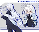 立ち絵イラスト制作いたします TRPGや動画、ゲーム等に使用できる立ち絵イラストです。 イメージ2