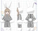 VRChat対応オリジナル衣装制作します あなたのアバターにぴったりの衣装を、丁寧に制作します。 イメージ3
