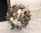 ブーケ制作いたします 生花/造花の選択からパール/リボンなど使用したブーケ制作可 イメージ2