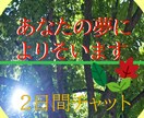 単発２日チャット/あなたの叶えたいを応援します お悩み・人生相談/恋愛/引き寄せ難民/目標達成/人生の目標/ イメージ1