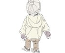 似顔絵でアイコン作成します お気に入りの写真→かわいいイラストアイコンにしてみませんか？ イメージ1