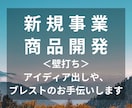 まずはカタチに!新規事業/商品開発を支援します アイデア出しや、ブレストで頭の中の整理をお手伝い(壁打ち) イメージ1