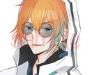 世界でただ1つのSNSアイコンを制作します 最短2日で納品可能♪簡単な小物1点無料です♪ イメージ2