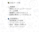 看護師・言語聴覚士志望！小論文の書き方&添削します お題作成・構成アドバイス・小論文添削まで丁寧にサポートします イメージ4