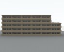 3Dで作成した建物、外構等を地図上に配置します 建築士、建築施工管理技士がお手伝いします。 イメージ2