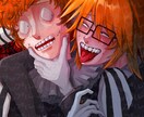 彩度高め・病みかわいい個性派SNSアイコン描きます 相談のみ可能！お気軽にDMにてご相談ください イメージ10