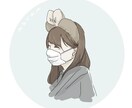 お洒落なSNS作りのお手伝いをします シンプルで可愛いイラストを自分だけのアイコンにしませんか？ イメージ2