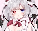 SNS等で使えるイラストを描きます キラキラした美少女イラストが好きな方へ！ イメージ2