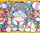 もちもちかわいいイラスト描きます CDジャケット、MV、Vtuber、プレゼント絵などなど！ イメージ1