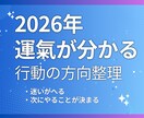 2026年 今の流れと方向性を簡単に整理します 決める前に流れを整理しませんか　今の運氣と流れを確認できます イメージ1