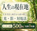 生年月日と両手で人生の現在地を鑑定します 強みも弱さも対処法も届ける人生鑑定書 イメージ1