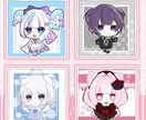 ミニキャラバストアップアイコン描きます ◆アイコン用のポップな背景付き イメージ5