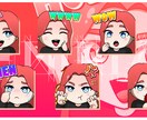 貴方だけの配信用スタンプを作成致します 貴方のYouTube、Twitchのスタンプを作成します! イメージ2