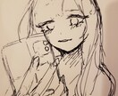 今だけ実績作りの為お安くイラスト描かせて頂きます バストアップ(手有り)でのお値段です イメージ4