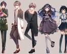 立ち絵、キービジュアル制作承ります 依頼者様の理想の姿を制作致します イメージ2