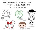 ちょっと似てる？！ゆるかわラフアイコン描きます SNSや名刺、ネームプレートなどお気軽にご相談ください。 イメージ3