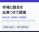 公開情報から市場・競合調査レポートを作成します 出典URLつき。新規事業や企画の検討材料に イメージ1