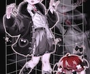 闇可愛いイラスト/アイコン絵/ミニキャラ描きます 地雷系、男の娘、ショタ、ケモ耳は大得意◎ イメージ4