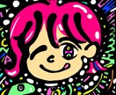 独特でポップでカラフルなイラストかきます ポップでカラフルなイラスト描きますPNG/JPEGで送ります イメージ1