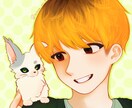 クオリティそのまま最安値で可愛いイラスト描きます 女の子から男の子、人外娘(ムシ、ドラゴン、ケモノ)など!! イメージ3