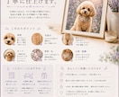 メモリアルポートレート『うちの子』お作りします 犬さん、猫さん、鳥さん…写真３枚から　その子だけの１枚に イメージ3