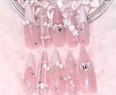 激カワ♡ネイルチップお作りします 指先をドレスアップしませんか‪‪❤︎‬ イメージ1