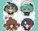 ぬいぐるみ風のちびキャラ描きます リテイクなしで可愛いSDキャラを描きます イメージ2