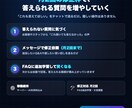 24時間対応のAIチャットボットを設置します 営業時間外の問い合わせも、24時間AIが一次対応します イメージ5